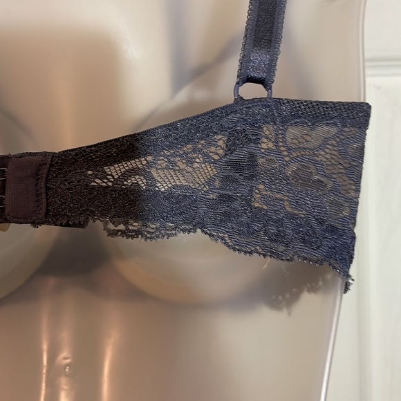 Victoria's Secret Dream Angels Lined Demi Padded Underwire Gray Bra 32DD - Picture 11 of 16